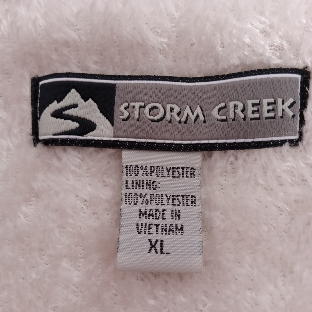 STORM CREEK WOMEN'S VEST WITH HEART AND STAR ACCENTS IVORY XL - Picture 6 of 8